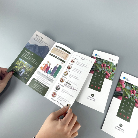 힐리농원 리플릿