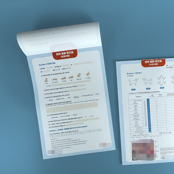 ***문진표 떡제본