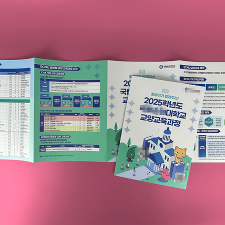 ****대학교 리플릿