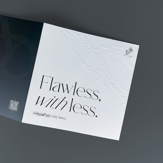 **** 형압 리플릿