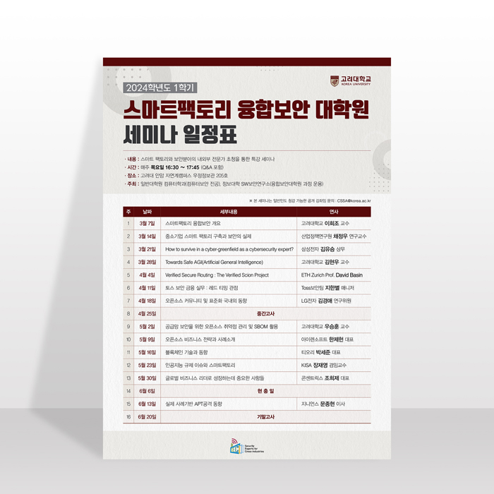 고려대학교 융합보안대학원