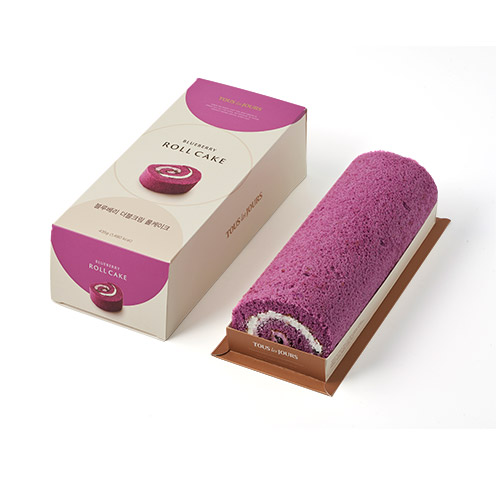 블루베리&크림롤케이크