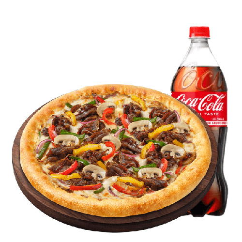 직화불고기 치즈크러스트L + 콜라