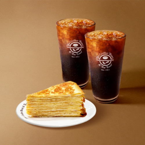 [부드러운디저트set] 아메리카노S 2 + 밀크레이프